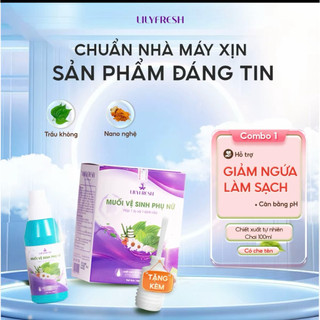 ( HÀNG BÁN CHẠY NHẤT )bộ muối vệ sinh phụ nữ lilyfresh .