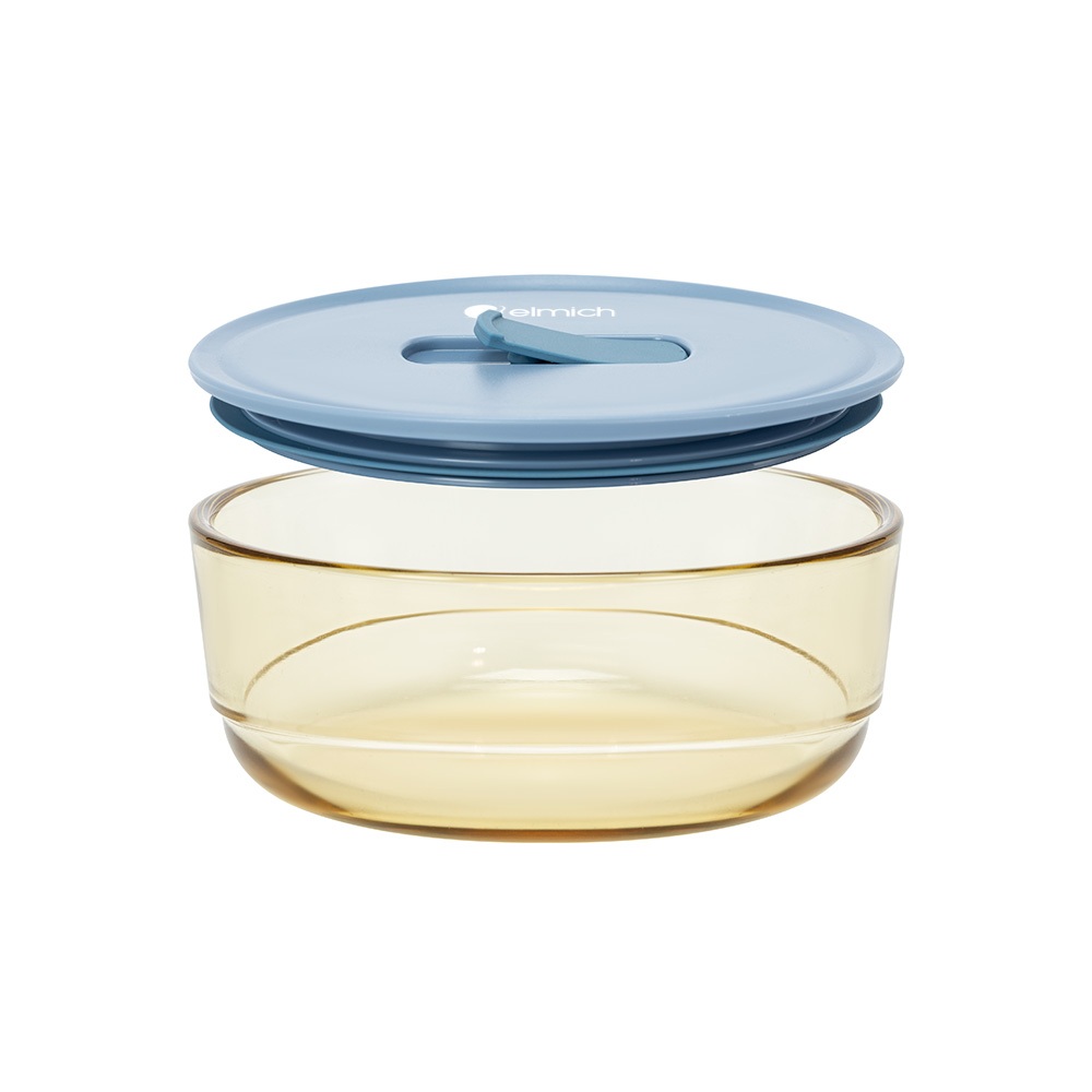Hộp thủy tinh bảo quản thực phẩm Elmich EL115X dung tích 380, 600, 1400, 3000ml