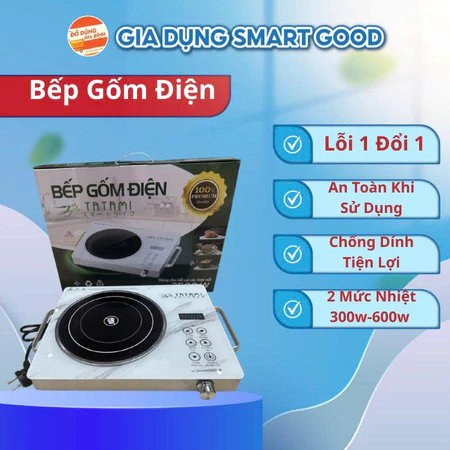 Bếp Gốm Hồng Ngoại Cao Cấp TATAMI Cảm Ứng Đa Chức Năng Công Suất 3500W , Không Kén Nồi ,Siêu Tiết Kiệm Điện