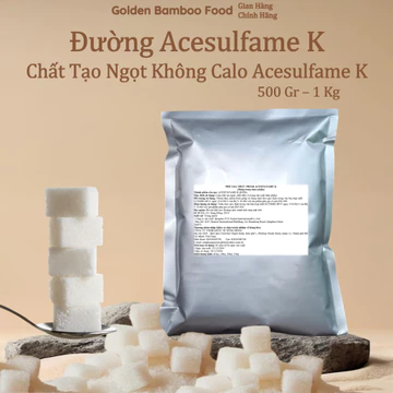 Đường ACK / Đường Acesulfame K / Đường Ăn Kiêng Không Calo _ Phụ Gia Tạo Ngọt Thực Phẩm, Đồ Uống