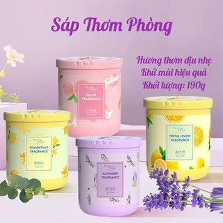 Hộp Sáp Thơm Khử Mùi Phòng 190g Lâu Phai An Toàn Cho Trẻ Nhỏ Khử Mùi Toilet Giày Dép Thú Cưng