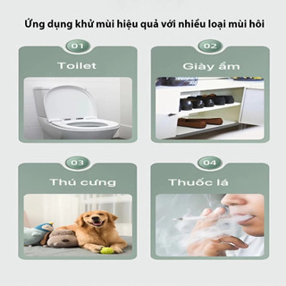 Hộp Sáp Thơm Khử Mùi Phòng 190g Lâu Phai An Toàn Cho Trẻ Nhỏ Khử Mùi Toilet Giày Dép Thú Cưng