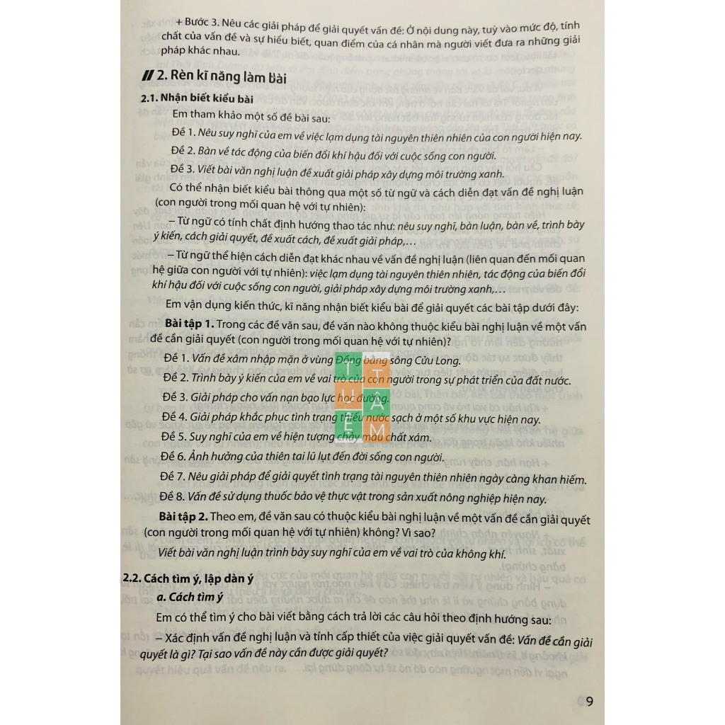 Sách - Rèn kĩ năng viết theo định hướng phát triển năng lực Ngữ Văn 6 7 8 9 (Kết nối tri thức với cuộc sống)
