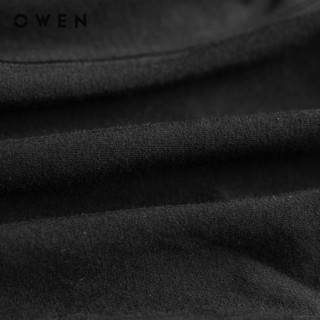 Owen - Quần lót Lưng thun bản lớn QLB232409 màu Đen chất liệu Cotton Spandex
