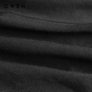 Owen - Quần lót Lưng thun bản lớn QLB232409 màu Đen chất liệu Cotton Spandex