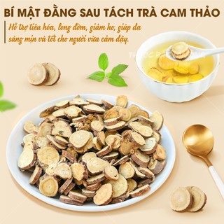 Cam thảo lát tròn 100g, sấy khô tự nhiên, nhân trần, cỏ ngọt tùy chọn - Lãn Ông