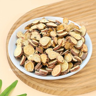 Cam thảo lát tròn 100g, sấy khô tự nhiên, nhân trần, cỏ ngọt tùy chọn - Lãn Ông