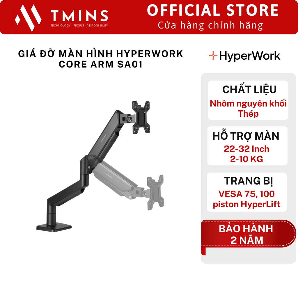 ARM / Giá đỡ màn hình HyperWork Core Arm SA01 | Shopee Việt Nam