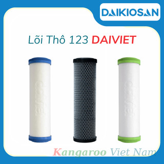 Lõi lọc nước Daikiosan 123 Chính Hãng 100% - Bộ 3 Lõi 1-2-3 Daiviet