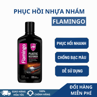Phục Hồi Bề Mặt Nhựa Đen Như Mới Flamingo F135 Plastic Restorer Dung Tích 300ML