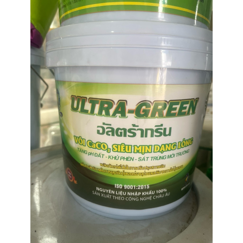 Xô tinh vôi 4kg Siêu mịn dạng lỏng-khử phèn, sát trùng môi trường