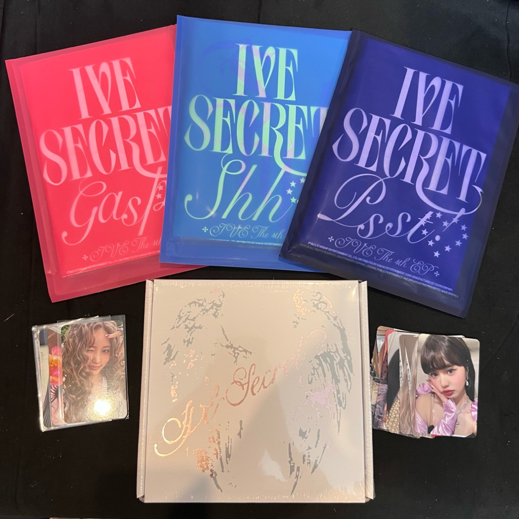 CÓ SẴN Album IVE SECRET Chính Hãng Nguyên Seal Đủ Ver | Shopee Việt Nam
