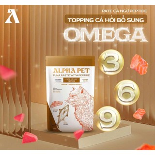 [COMBO 20-10-5] Pate Peptide Alpha Pet Cá Ngừ Cho Mèo 60g - 8 Vị Topping Dinh Dưỡng