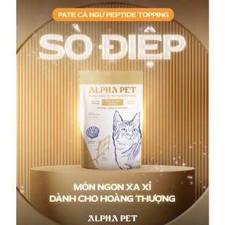 [COMBO 20-10-5] Pate Peptide Alpha Pet Cá Ngừ Cho Mèo 60g - 8 Vị Topping Dinh Dưỡng