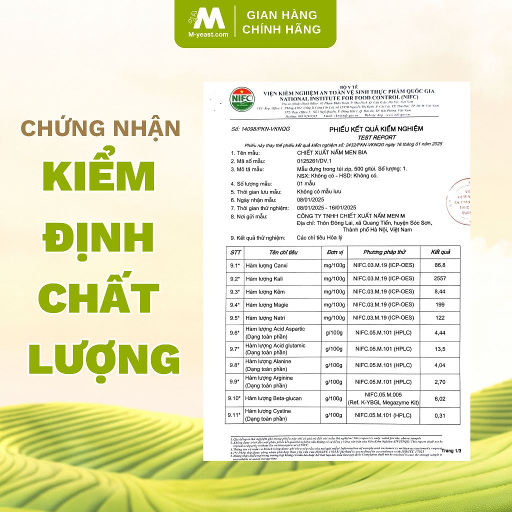 Bột nấm men bia hương Socola 100g - thực phẩm chay lành mạnh, hương vị dịu nhẹ M-Yeast