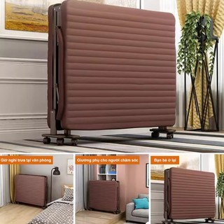 Panda giường gấp gọn Đa Chức Năng Di Động,Giường Xếp Điều Chỉnh Được Độ Ngả Khung Không cần cài đặ