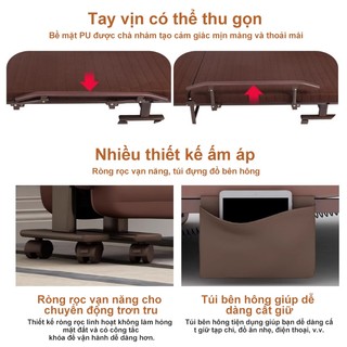 Panda giường gấp gọn Đa Chức Năng Di Động,Giường Xếp Điều Chỉnh Được Độ Ngả Khung Không cần cài đặ