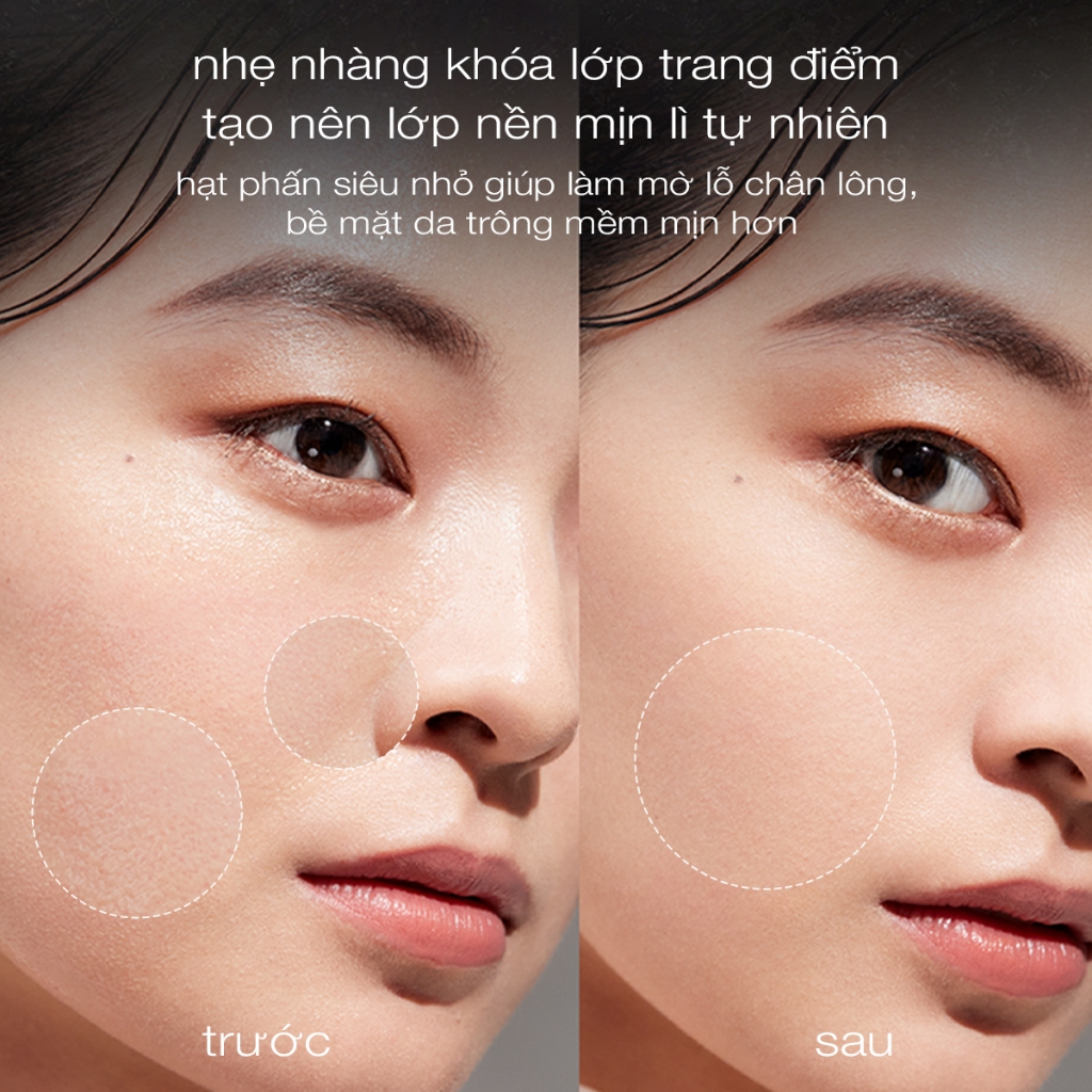 phấn phủ dạng bột siêu mịn mờ lì kiềm dầu lâu trôi shu uemura unlimited mopo breathable fixing loosepowde
