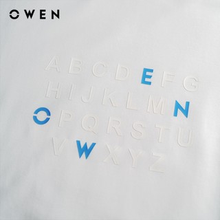 Owen - Áo T-shirt Body Fit TSN243839 màu Trắng chất liệu COTTON MODAL