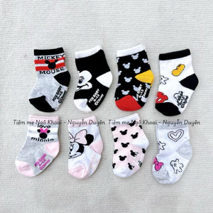 FOX DISNEY Set tất Mickey& Minnie xuất xịn cho bé yêu