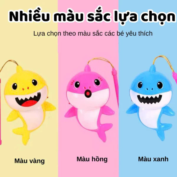 Đồ chơi Đèn Cá Mập hát nhạc vui nhộn, phát sáng cho bé