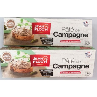 PATE THỊT HEO – CAMPAGNE HIỆU JEAN FLOC’H LỐC 234G( 78G X 3 HỘP)