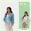 Áo Khoác Cardigan Tay Dài MCA Viền Bèo Buộc Nơ A51442
