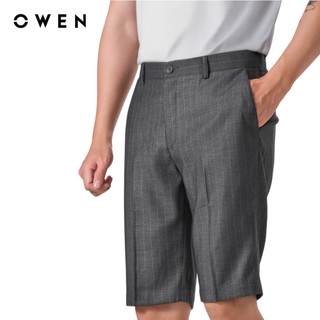 Owen - Quần short Trendy SV252501 màu Xám đậm chất liệu TR Spandex