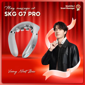 Máy massage SKG G7 Pro chính hãng nhiều chế độ massage, máy mát xa vật lý và xung điện giảm đau mỏi cổ vai gáy hiệu quả