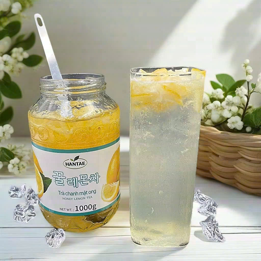 Combo Trà Chanh Dây & Chanh Mật Ong Hàn Quốc – Giải Cảm, Thanh Nhiệt, Dễ Uống, Tốt Cho Cổ Họng Ngon!