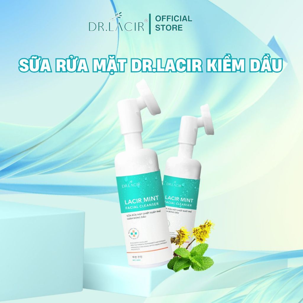 Sữa Rửa Mặt Dr.lacir Kiềm Dầu Làm Sạch Sâu Cho Da Và Giảm Bóng Nhờn