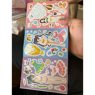 set 10 quyển sổ dán công chúa các hình ( quyển 16 tờ dán )