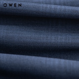 Owen - Quần tây Slim Fit Tăng đơ QST252451 màu Xanh chất liệu Nano