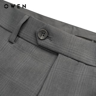 Owen - Quần tây Slim Fit QS252449 màu Xám chất liệu Nano