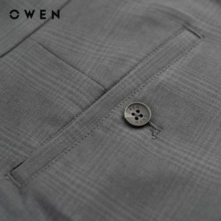 Owen - Quần tây Slim Fit QS252449 màu Xám chất liệu Nano