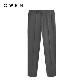 Owen - Quần tây Slim Fit QS252449 màu Xám chất liệu Nano