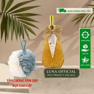 Sữa Tắm Dưỡng Trắng & Tẩy Da Chết LANUTY 500ml