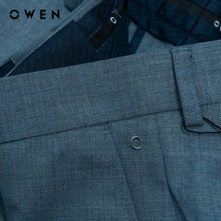 Owen - Quần tây Slim Fit QS242831 màu Xanh nhạt chất liệu TR Spandex
