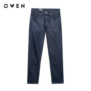 Owen - Quần jean Regular Fit QJR251247 màu Xanh đậm chất liệu Cotton Spandex