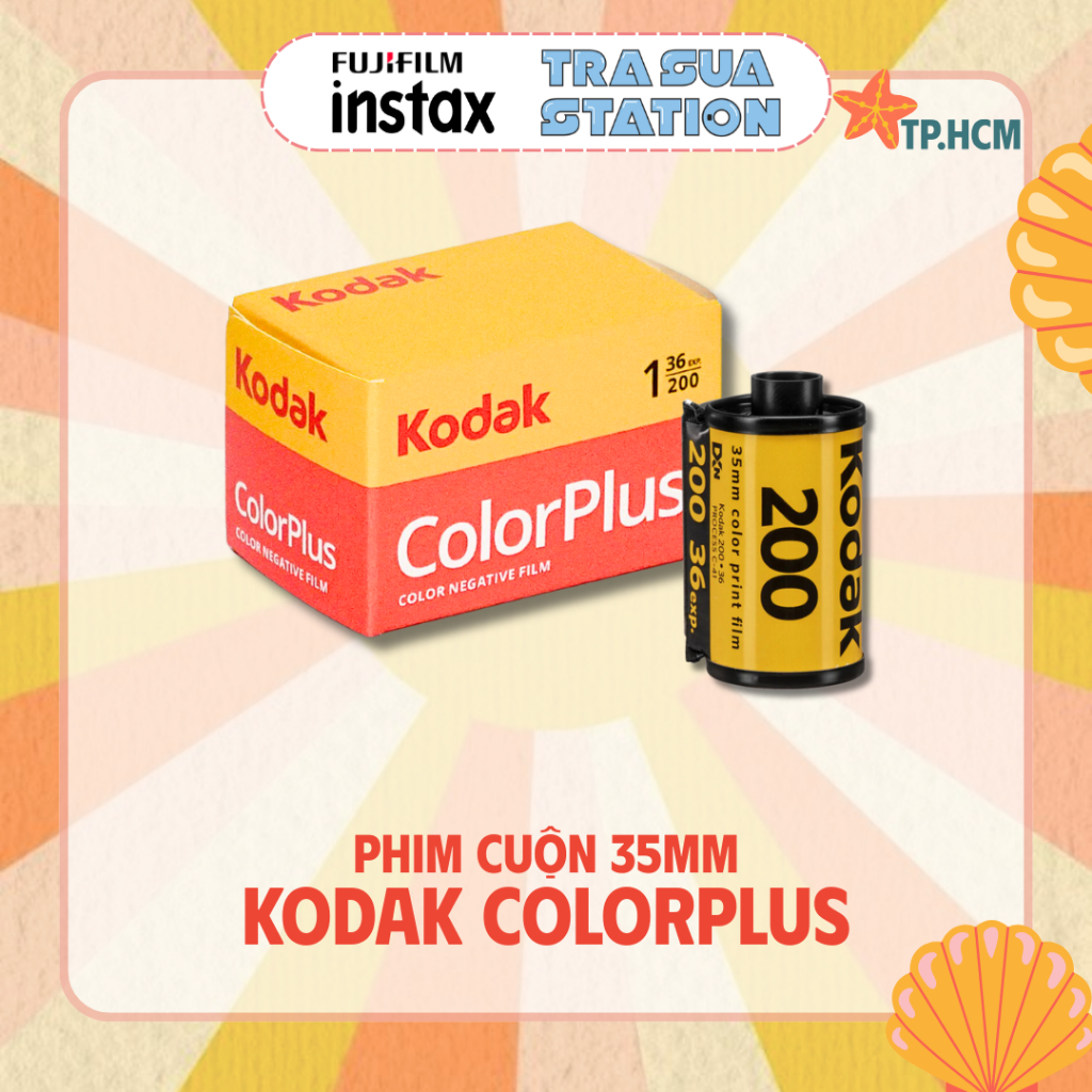 KODAK ColorPlus 200 36exp date xa Film 35mm hộp lẻ cuộn Film - Main Image