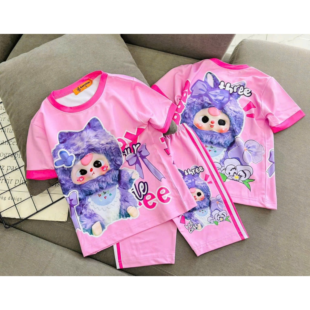 👕👖 ĐỒ BỘ BÉ GÁI – CHO BÉ THÊM ĐÁNG YÊU VÀ THOẢI MÁI 🌸 12-40kg 3DBGL214