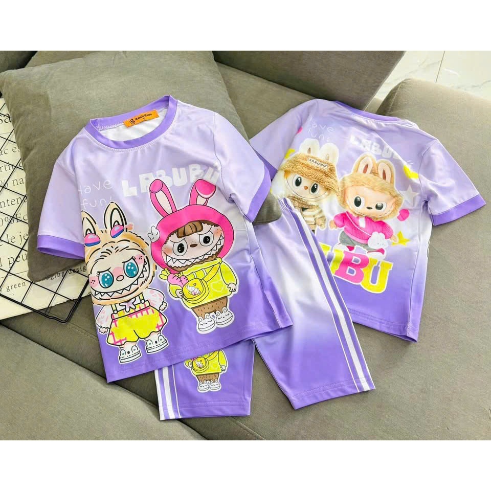 👕👖 ĐỒ BỘ BÉ GÁI – CHO BÉ THÊM ĐÁNG YÊU VÀ THOẢI MÁI 🌸 12-40kg 3DBGL214