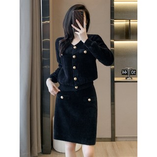 Set Đầm Len Lông Cừu Mềm Đẹp Sang Chảnh AL94
