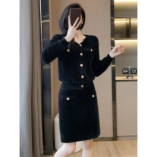 Set Đầm Len Lông Cừu Mềm Đẹp Sang Chảnh AL94