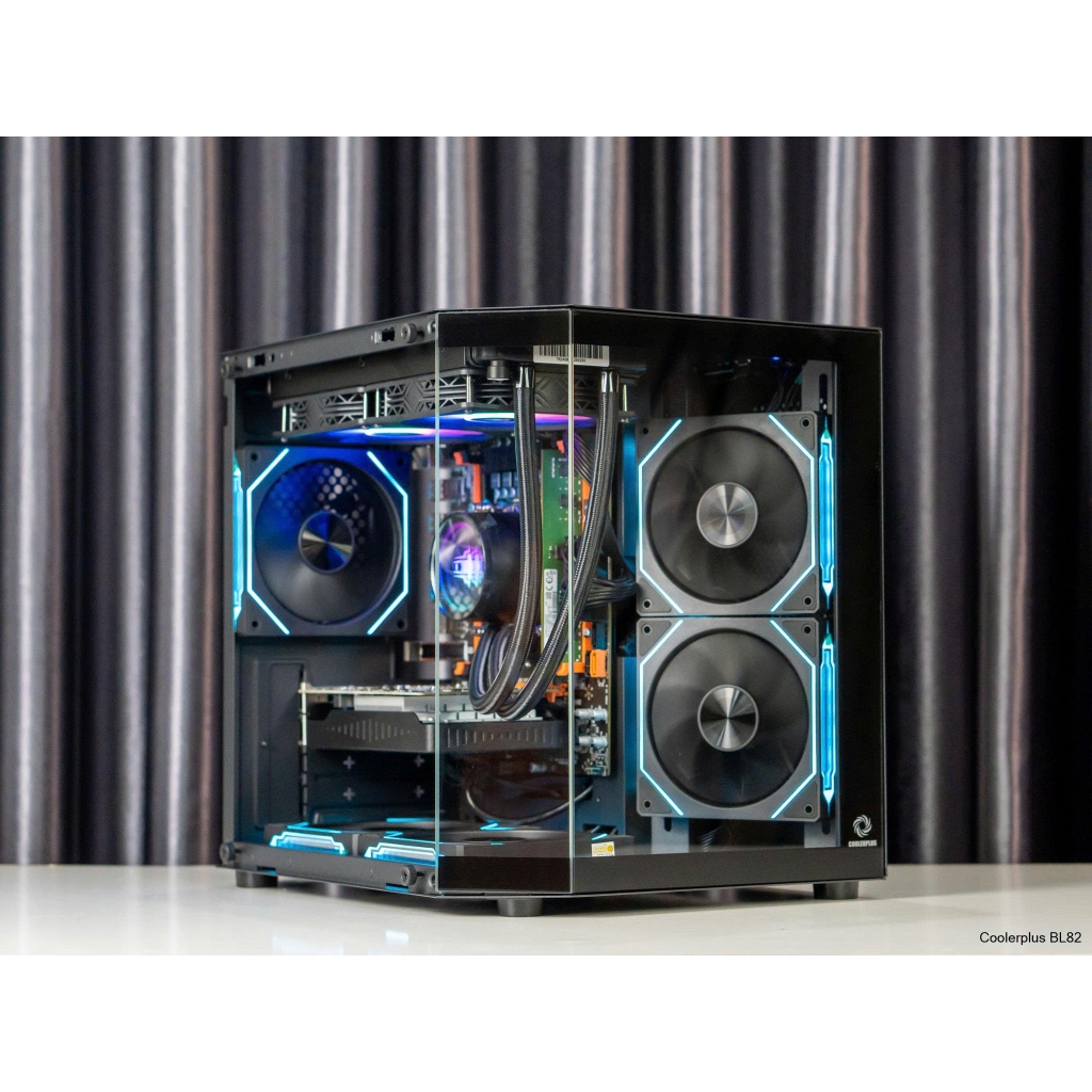Vỏ Case CUBIC BL82/WT86 Đen Trắng lục giác kính cường lực trong suốt ...