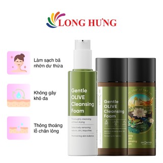 Sữa rửa mặt DrCeutics Gentle Olive Cleansing Foam (150ml/200g)