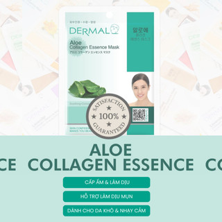 Mặt Nạ Dermal Collagen Essence Mask [Aloe / Red Ginseng / Collagen Essence] – Dưỡng Ẩm, Làm Dịu & Phục Hồi Da