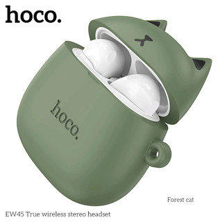 Tai Nghe Bluetooth Hoco EW45 TWS V5.3 Không Dây, Kèm Mic Và Phụ Kiện Ốp Cute Cat - PK Online
