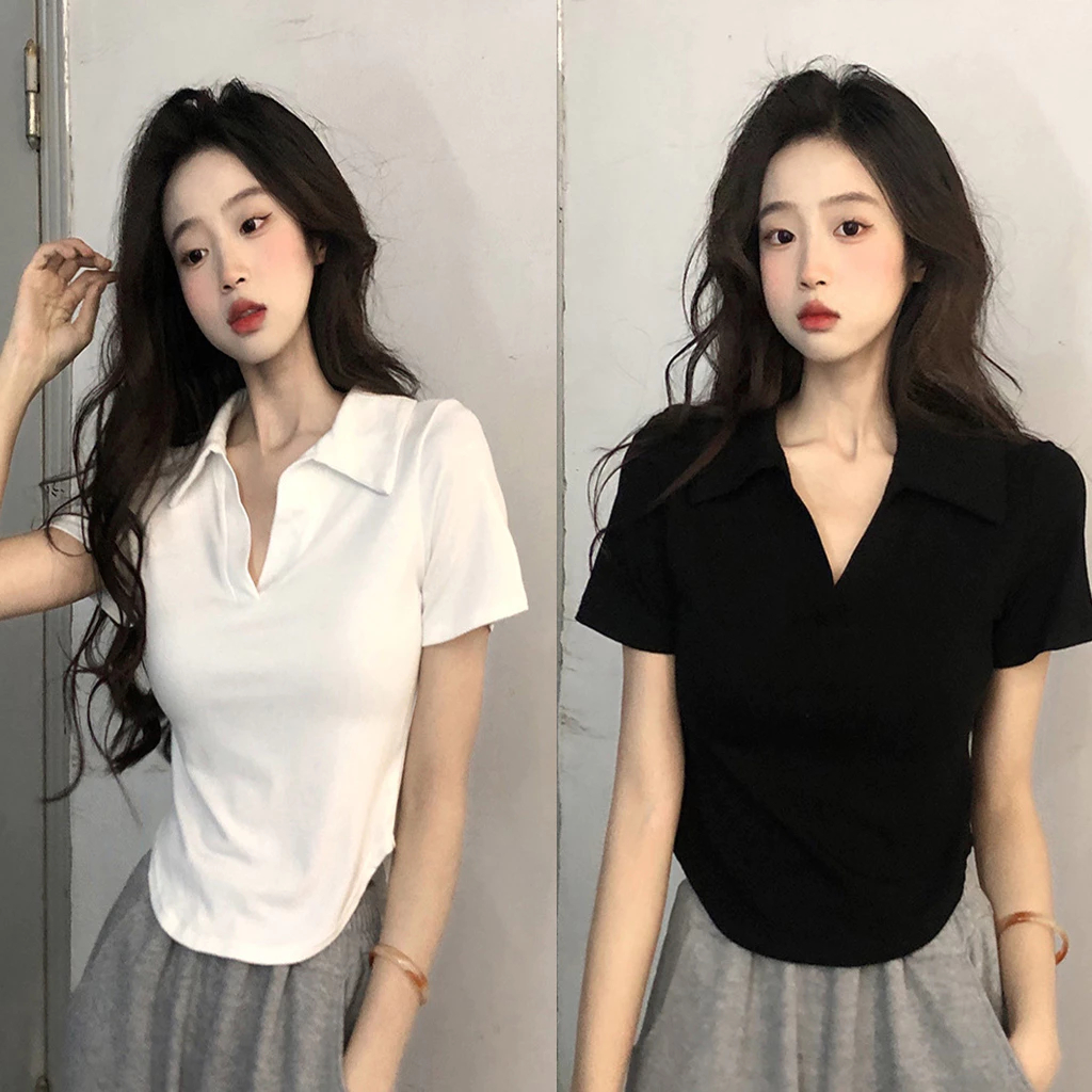 [Peinn] Áo polo vạt bầu ngắn tay Peinn NH14 trơn Basic