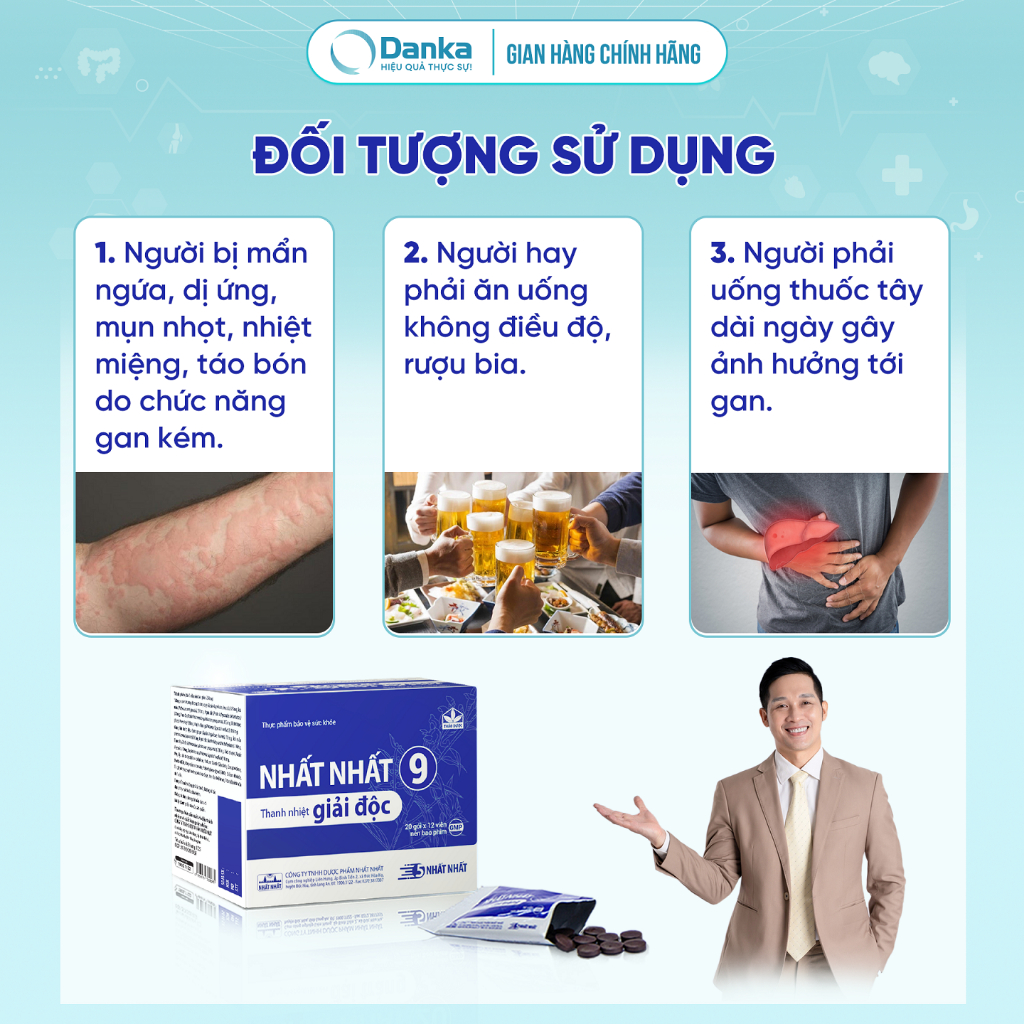 Nhất Nhất 9 - Hỗ trợ Thanh Nhiệt Giải Độc, Giảm mụn nhọt, mẩn ngứa, táo bón, nhiệt miệng